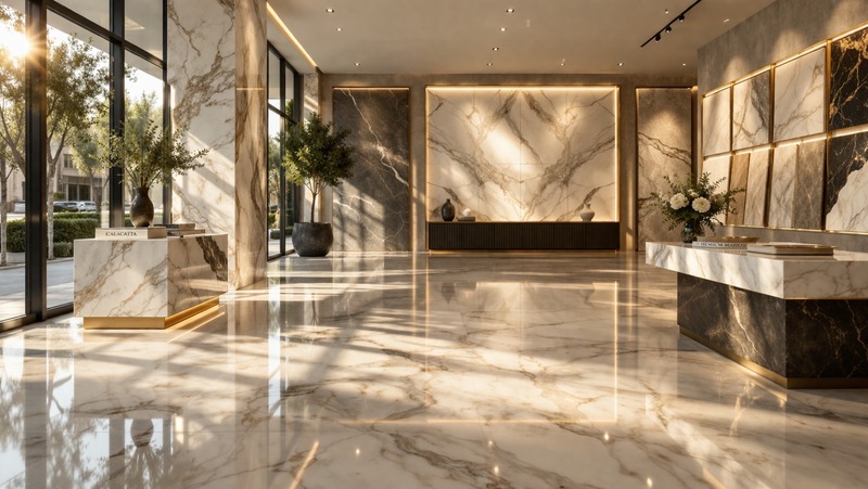 Marble showroom at Marmo Italiano, Vile Parle East, Mumbai